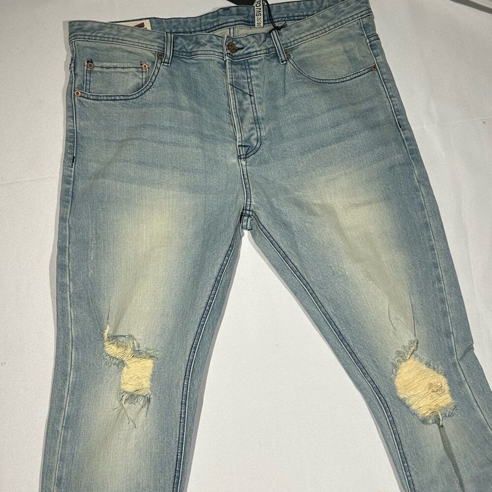 Stoners Vintage Jeans Stonewash Size 38/32 Made In USA Straight Leg MSRP $220